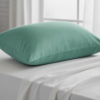 Popelín pamut anyag cyan