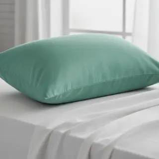 Popelín pamut anyag cyan