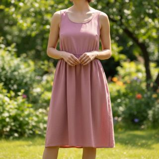 Popelín pamut anyag  blush