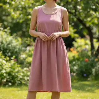 Popelín pamut anyag  blush
