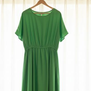 Popelín pamut anyag light green