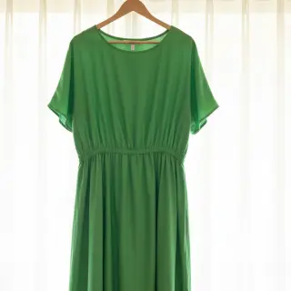 Popelín pamut anyag light green