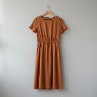 Popelín pamut anyag rust