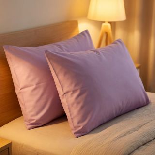 Popelín pamut anyag lilac