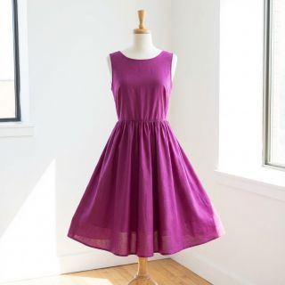 Popelín pamut anyag violet