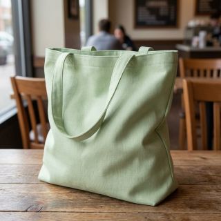 Popelín pamut anyag light mint