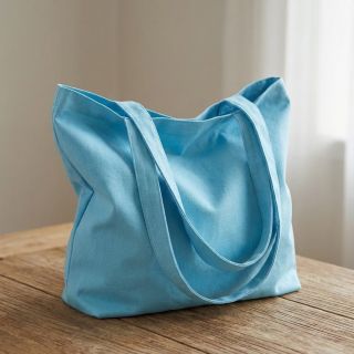 Popelín pamut anyag sky blue