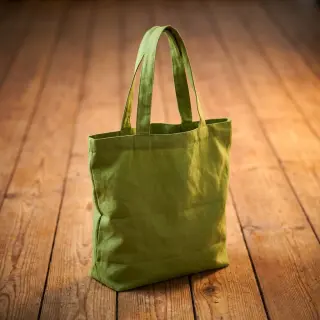 Popelín pamut anyag green