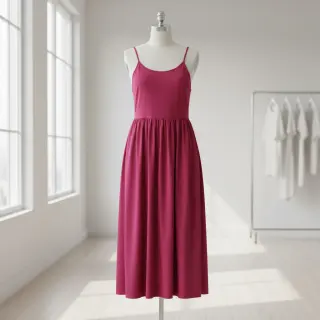 Popelín pamut anyag cerise