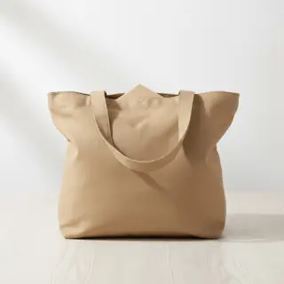 Popelín pamut anyag taupe