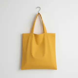 Popelín pamut anyag yellow