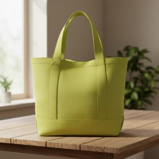 Popelín pamut anyag old lime