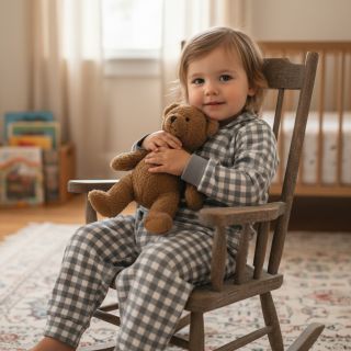 Pamutvászon FLANNEL Check sage