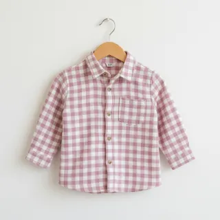 Pamutvászon FLANNEL Check light pink