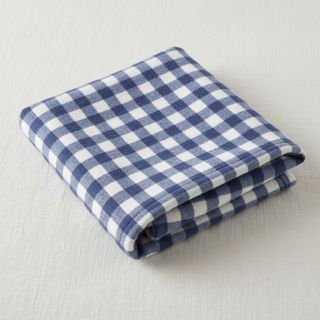Pamutvászon FLANNEL Check blue