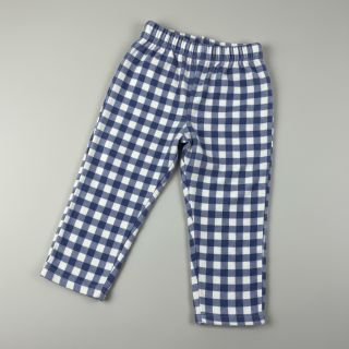 Pamutvászon FLANNEL Check blue