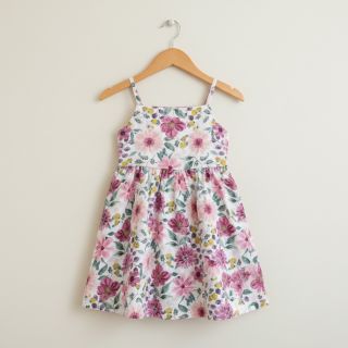 Pamutvászon Flower Sonja mauve digital print