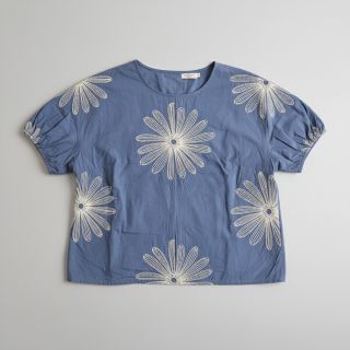 Pamutvászon EMBROIDERY Flowie jeans