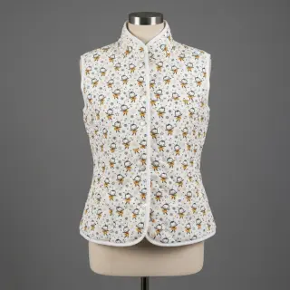 Pamutvászon QUILTING Elisabetta jaune