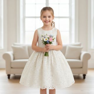 Pamutvászon EMBROIDERY Blanchette design A