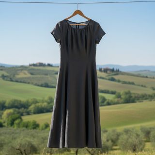 Pamutvászon lenvászonnal PREMIUM dark grey