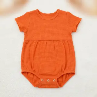 Pamutvászon STRETCH Baby orange