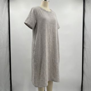 Pamutvászon STRETCH Baby beige