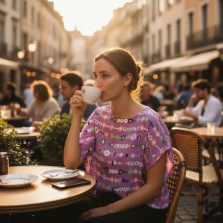 Pamutvászon Love dream mauve