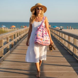 Pamutvászon Love dream pink