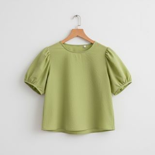 Pamutvászon WASHED old lime