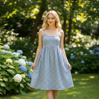 Pamutvászon Brigitte pervenche