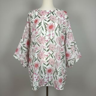 Pamutvászon Meadow white digital print