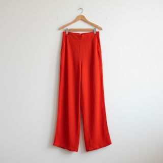 Pamutvászon lenvászonnal red