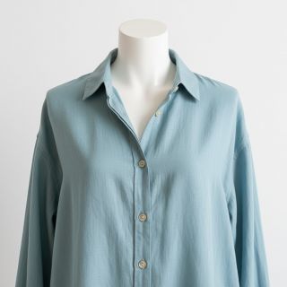 Pamutvászon lenvászonnal old blue