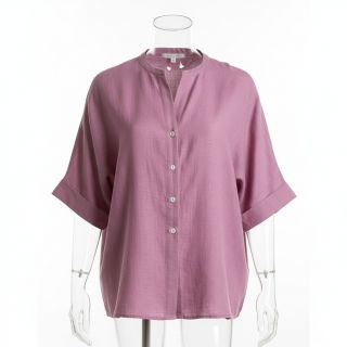 Pamutvászon lenvászonnal old pink