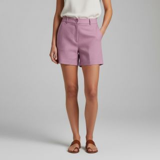 Pamutvászon lenvászonnal old pink