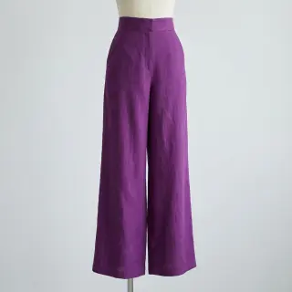 Pamutvászon lenvászonnal purple
