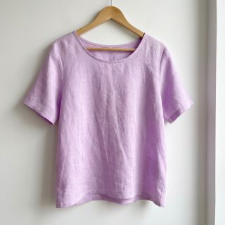 Pamutvászon lenvászonnal lilac