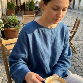 Pamutvászon lenvászonnal jeans