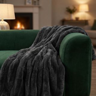 Műszőrme Barracuda fusain