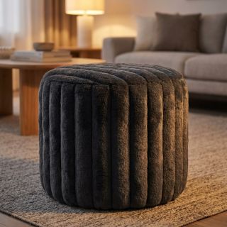 Műszőrme Barracuda fusain