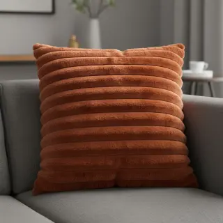 Műszőrme Barracuda terracotta