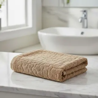 Frottír Animal skin brown