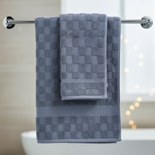 Frottír Checks blue