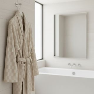 Frottír Checks sand