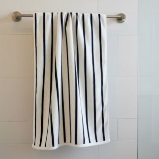 Frottír YARN DYED Stripe SMALL dark blue