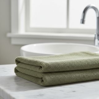 Elasztikus frottír pistachio