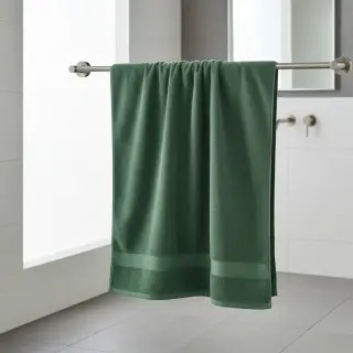 Elasztikus frottír dark green
