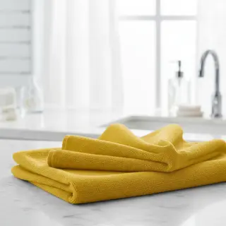Elasztikus frottír light yellow