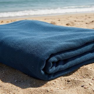 Elasztikus frottír blue